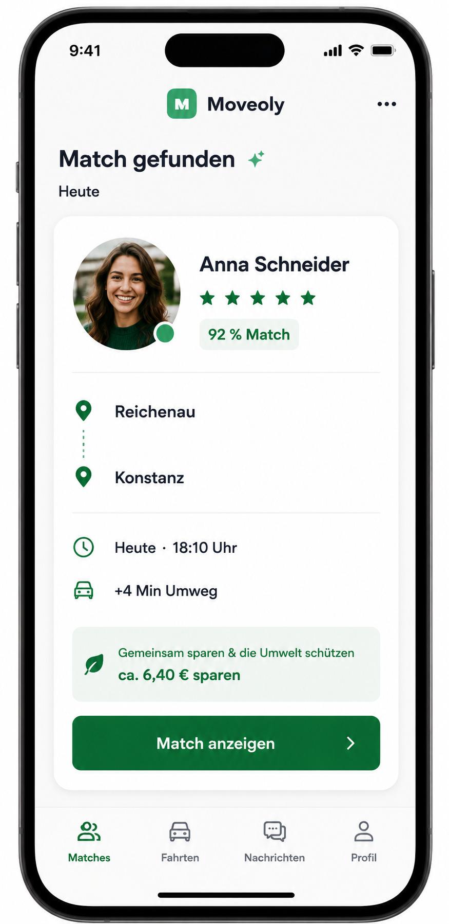 Projekt Moveoly – Mitfahrplattform
